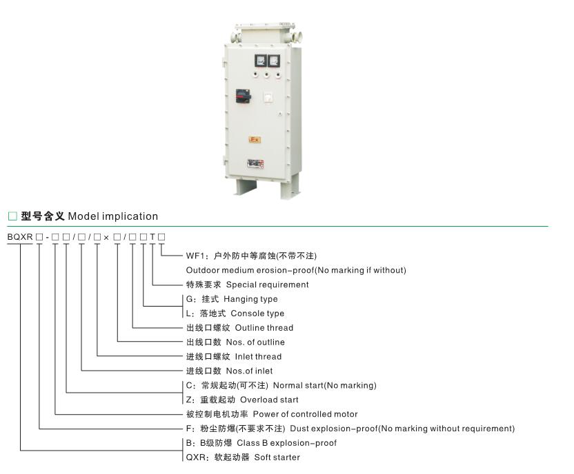 防爆软启动器型号含义 防爆软启动器型号含义